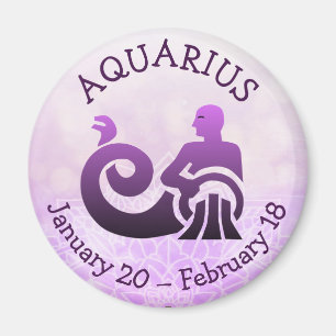 Aquarius Horoscope Astrology Zodiac Sign Magnet