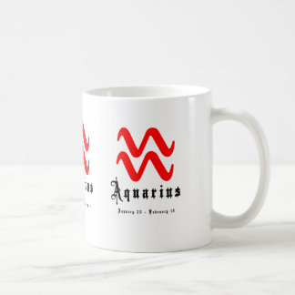 Aquarius, January 20 - February 18 Coffee Mug