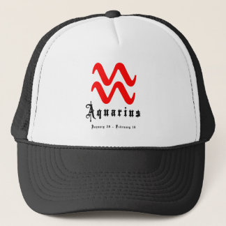 Aquarius, January 20 - February 18 Trucker Hat