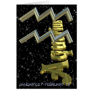 Aquarius - January 21 to February 19