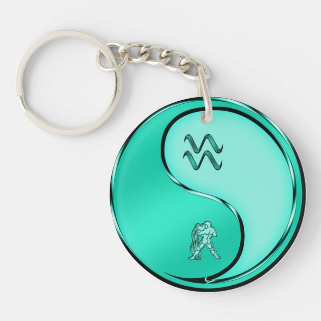Aquarius Key Ring (Front)