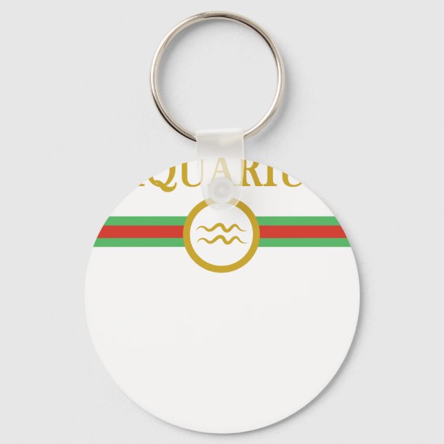 Aquarius Key Ring (Front)