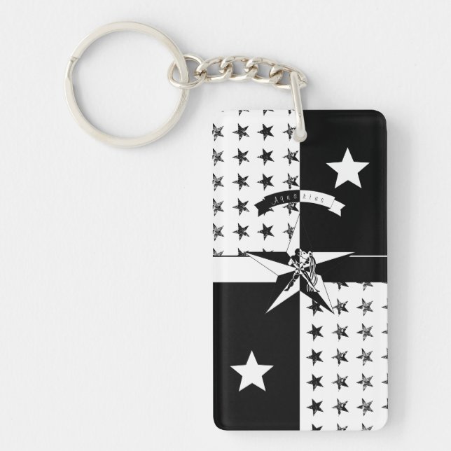 Aquarius Key Ring (Front)