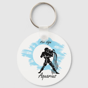 Aquarius Key Ring