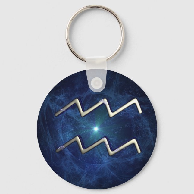 Aquarius Key Ring (Front)