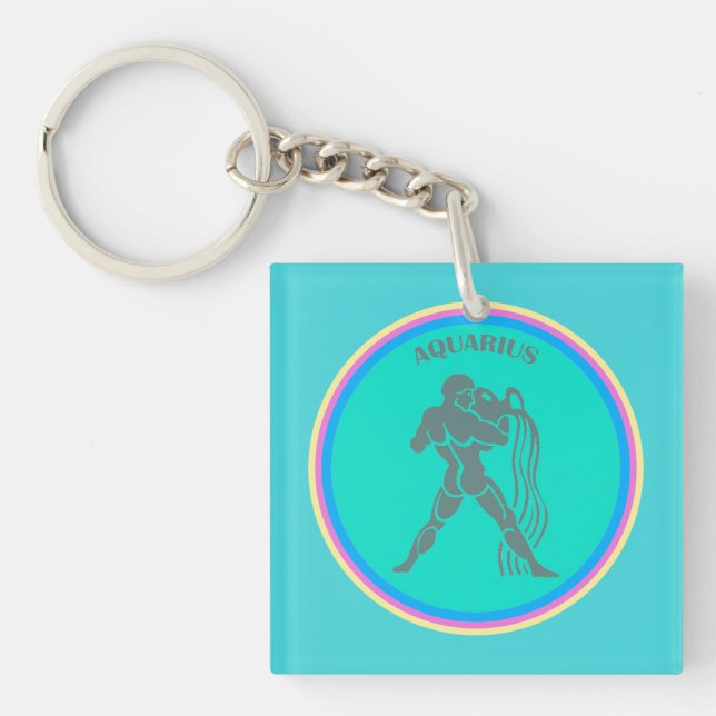 Aquarius Keychain (Front)