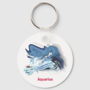 Aquarius keychain