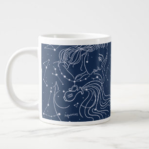 Aquarius Large Coffee Mug