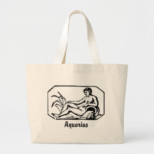 Aquarius Large Tote Bag