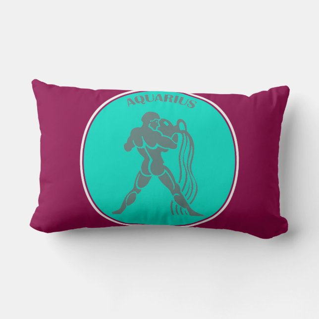 Aquarius Lumbar Pillow (Back)