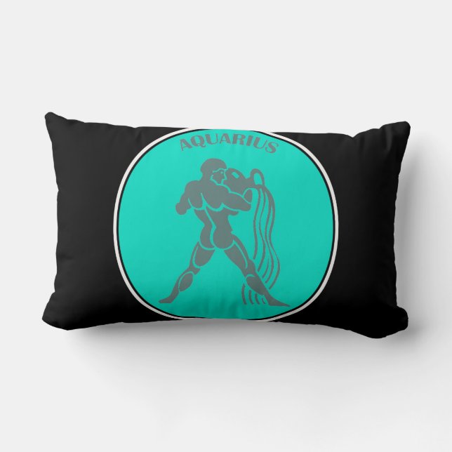 Aquarius Lumbar Pillow (Back)