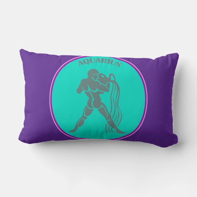 Aquarius Lumbar Pillow (Back)