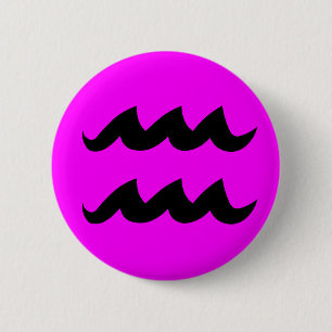 Aquarius magenta button
