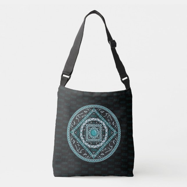 Aquarius Mandala All-Over-Print Bag (Front)