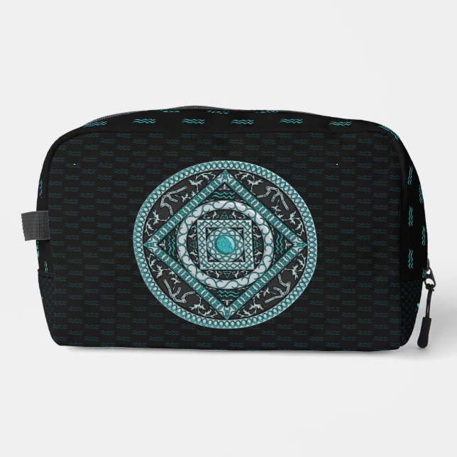 Aquarius Mandala Dopp Kit (Front)
