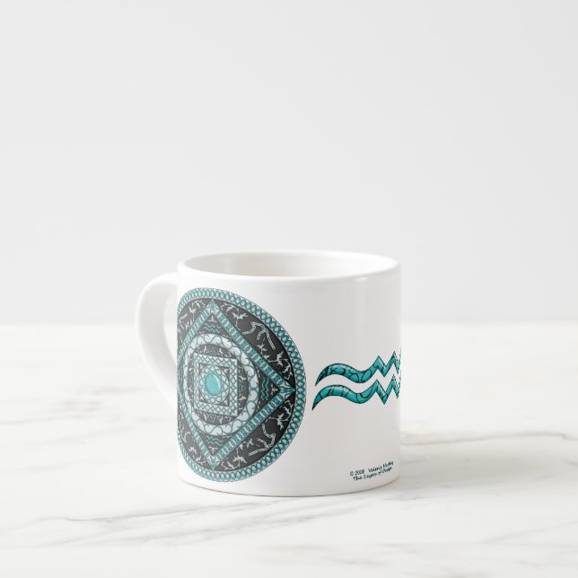 Aquarius Mandala Speciality Mug (Front Left)
