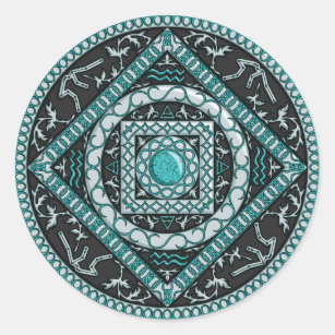 Aquarius Mandala Sticker