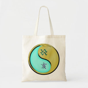 Aquarius & Metal Boar Tote Bag