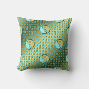 Aquarius & Metal Dragon Cushion