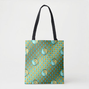 Aquarius & Metal Dragon Tote Bag