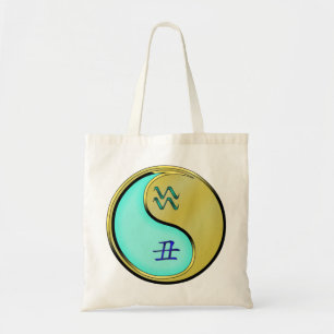 Aquarius & Metal Ox Tote Bag