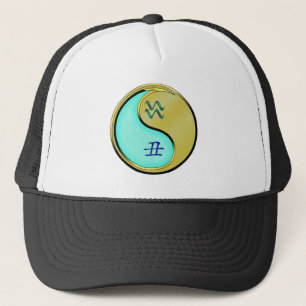 Aquarius & Metal Ox Trucker Hat
