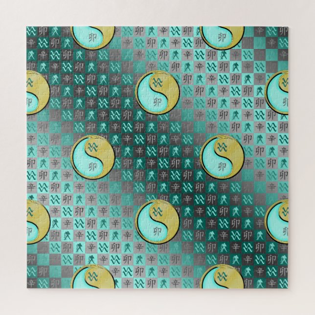 Aquarius & Metal Rabbit Jigsaw Puzzle (Vertical)