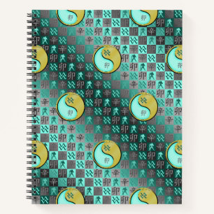Aquarius & Metal Rabbit Notebook
