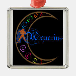 Aquarius Metal Tree Decoration
