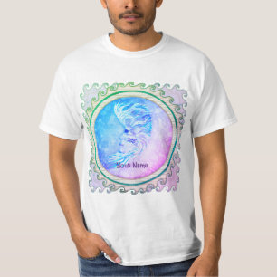 Aquarius Moon Woman  T-Shirt