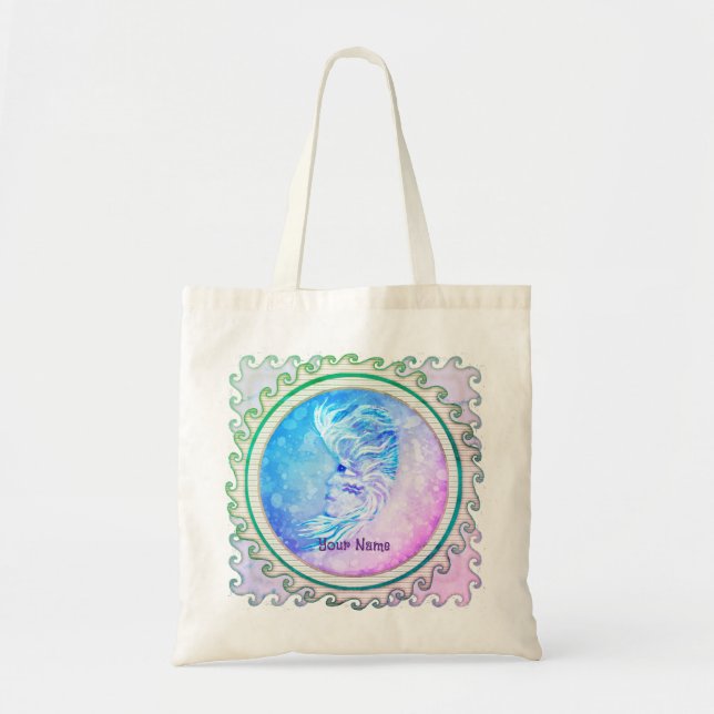 Aquarius Moon Woman  Tote Bag (Front)