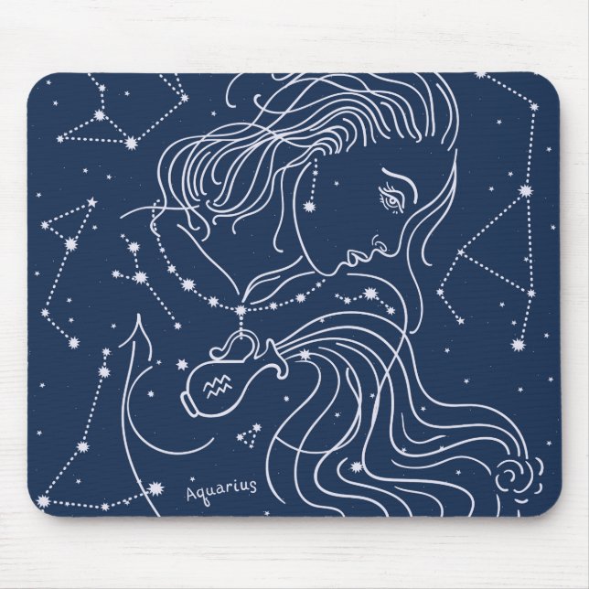 Aquarius Mouse Mat (Front)