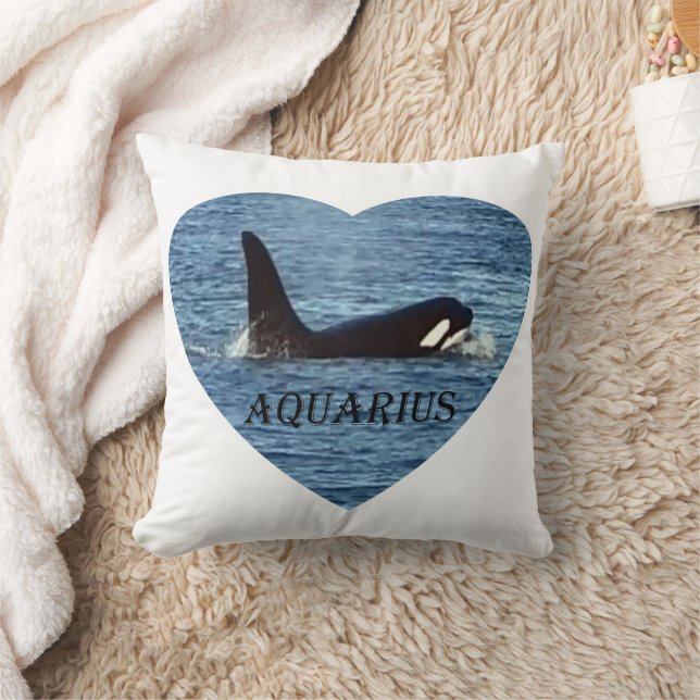 Aquarius Orca West Coast Customisable  Cushion (Blanket)