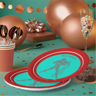 Aquarius Paper Plate