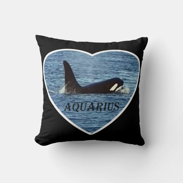 Aquarius Personalised West Coast Community Orca Cushion (Front)