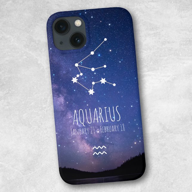 Aquarius | Personalised Zodiac Constellation Case-Mate iPhone Case (Creator Uploaded)