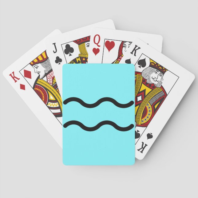 Aquarius  playing cards (Back)