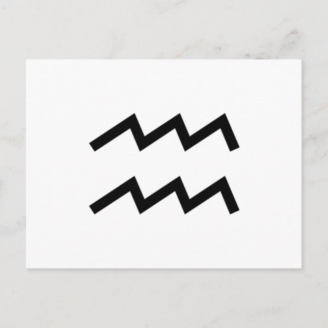 Aquarius Postcard (Front)