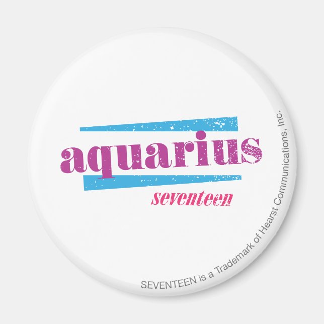 Aquarius Purple Magnet (Front)
