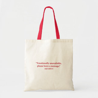 Aquarius Rebel Utility Zodiac Tote Bag