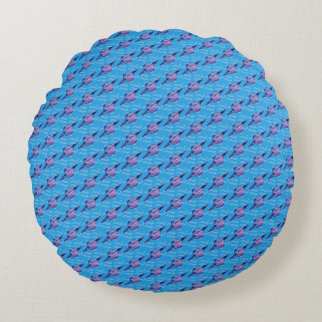 Aquarius Round Cushion (Front)