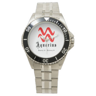 Aquarius Sign Astrology Zodiac Watch
