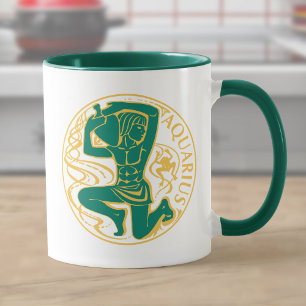 Aquarius Sign of the Zodiac Mug