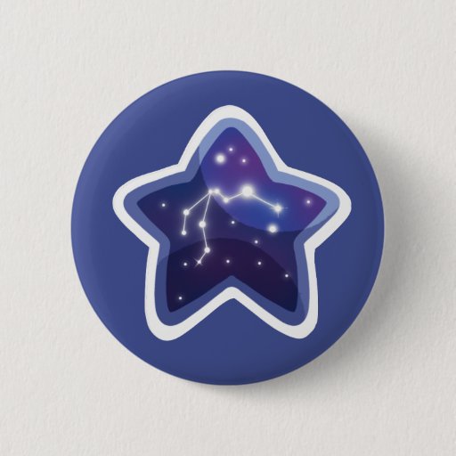 Image of Aquarius Stars 6 Cm Round Badge