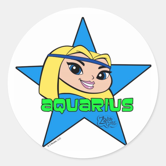 Aquarius Stickers (Front)