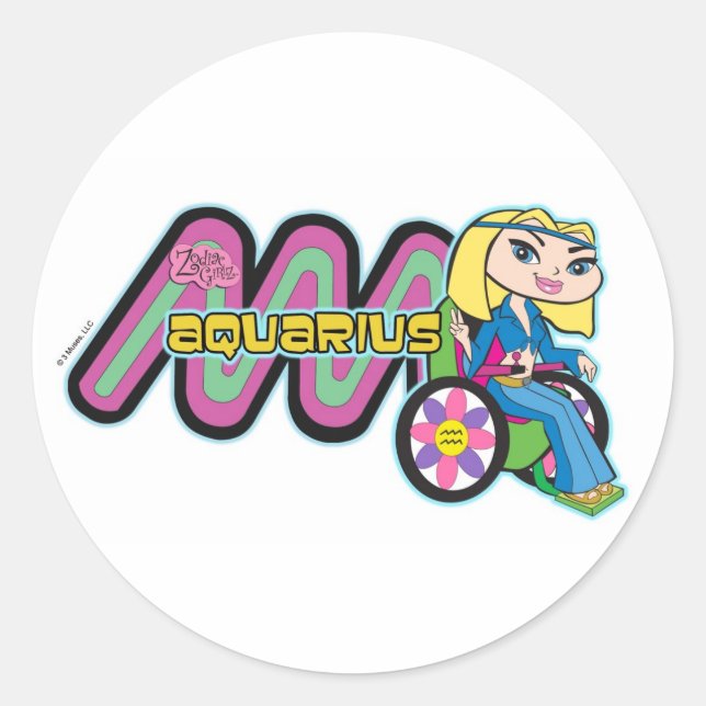 Aquarius Stickers (Front)