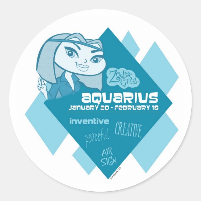 Aquarius Stickers (Front)