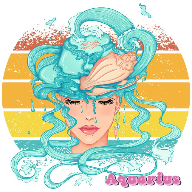 Aquarius Sweatshirt (Aquarius (January 20 - February 18):
"Innovation Flows, Wherever Your Mind Goes!"
)