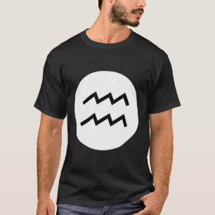 Aquarius Symbol - Dark Tee