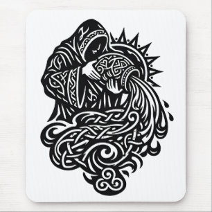 Aquarius — The Water Bearer by BurnsInHell Mouse Mat
